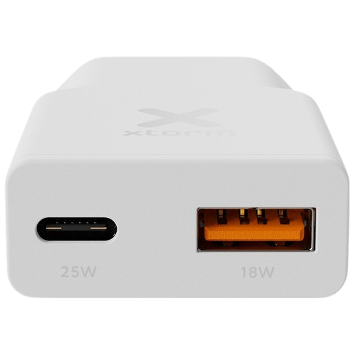 Xtorm Go2 Slimline USB-C Snabbladdare 25W Vit – Xtorm
