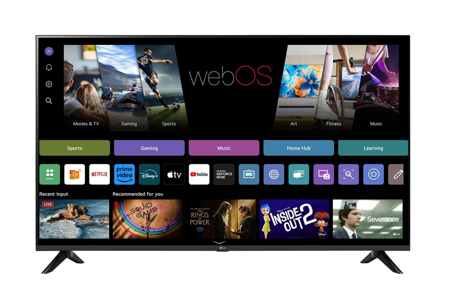 LG UHD AI 65UA73003LA TV 165.1 cm (65") 4K Ultra HD Smart TV Wi-Fi Black