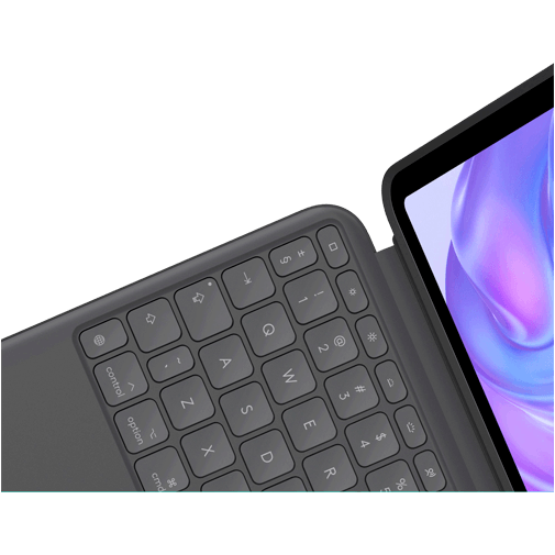 Logitech Combo Touch Keyboard Case Apple iPad Pro 11 (2024/2025) Grey QWERTY UK – Logitech