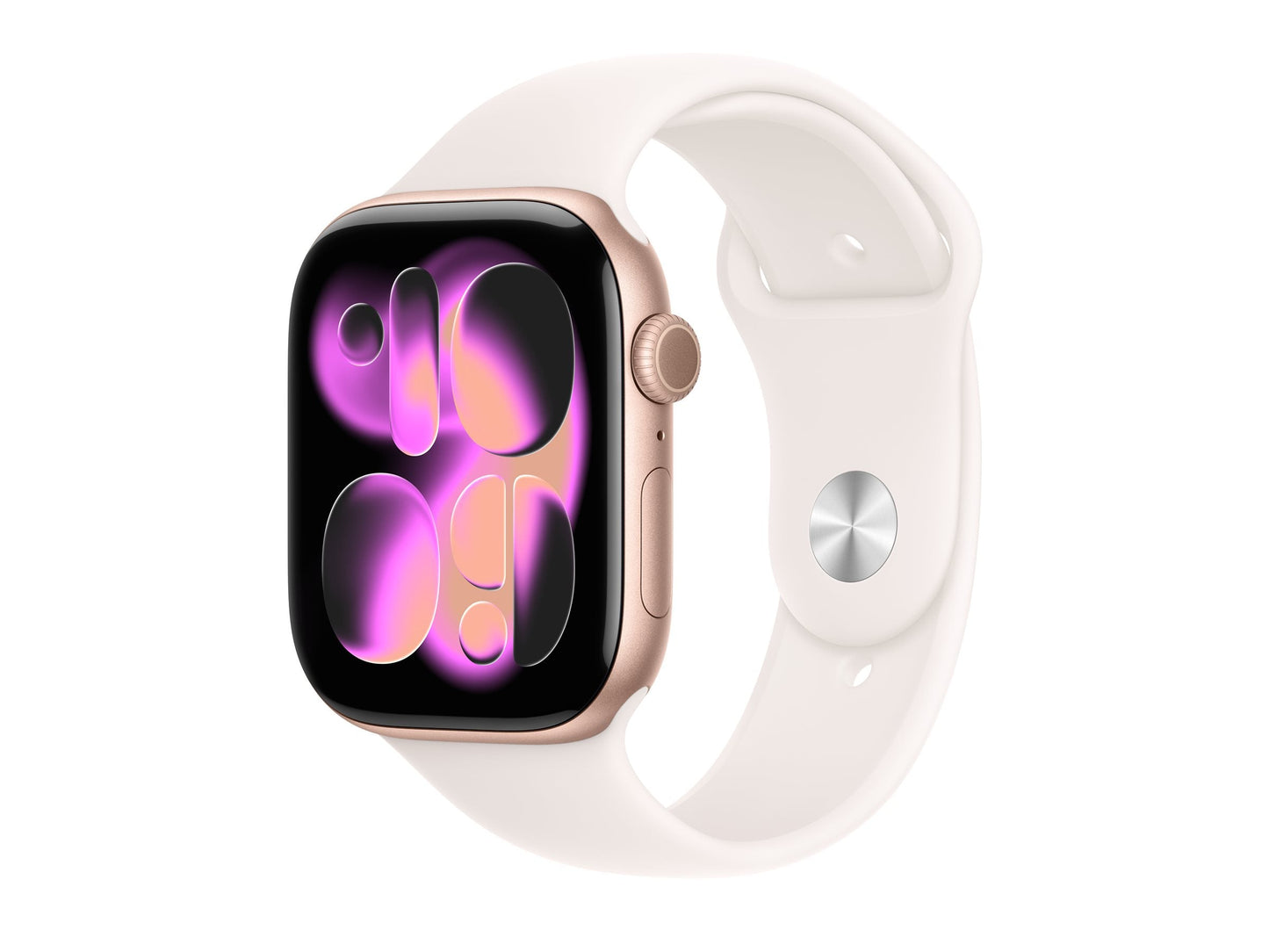 Apple Watch Series 11 46mm 5G Rose Gold (Light Pink Rubber Strap M/L)