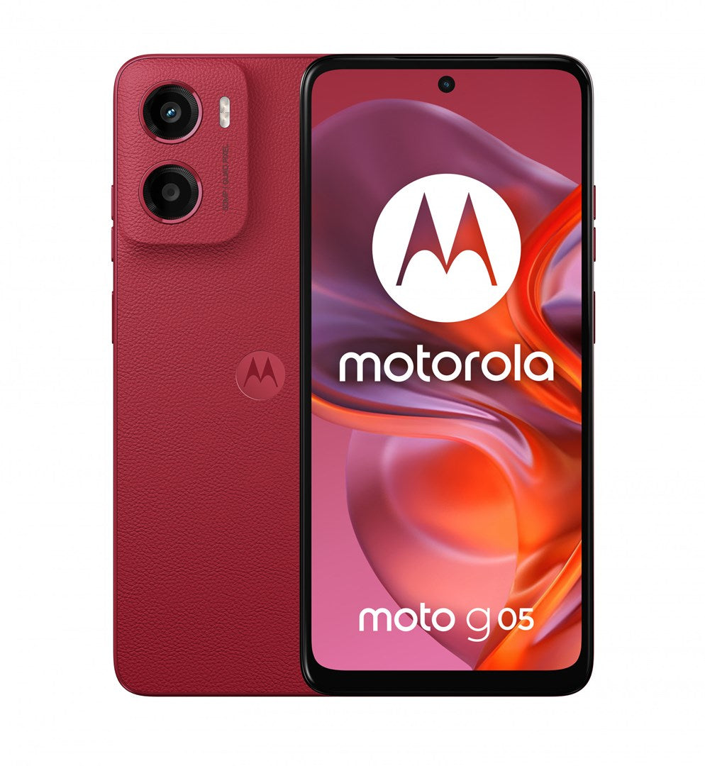 Motorola moto g05 16.9 cm (6.67") Dual SIM Android 15 4G USB Type-C 4 GB 64 GB 5200 mAh Red