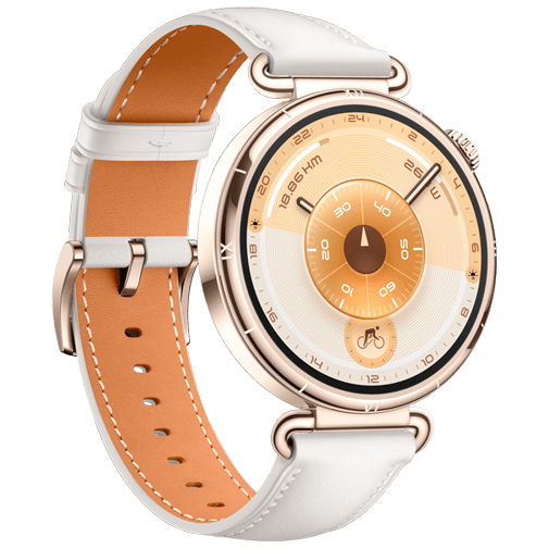 Huawei Watch GT 6 41mm Guld (Vit Rem) – Huawei