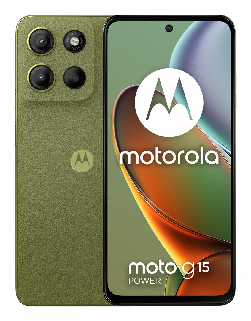 Motorola moto g15 power 17.1 cm (6.72") Dual SIM Android 15 4G USB Type-C 8 GB 512 GB 6000 mAh Green