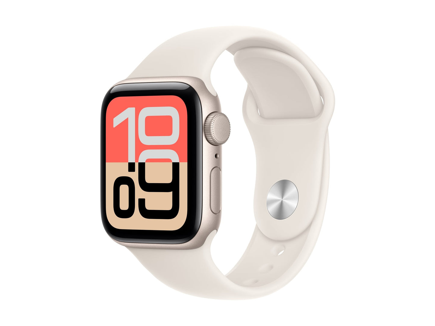 Apple Watch SE 3 40mm Gold (Beige Rubber Strap M/L)