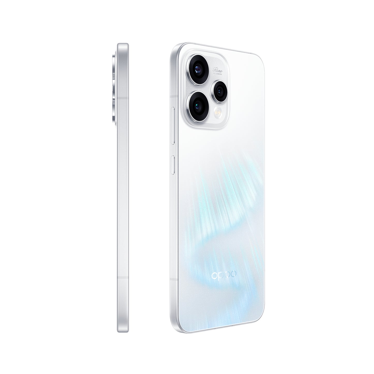 OPPO Reno15 5G Aurora White Box 16,7 cm (6.59") Dubbla SIM-kort Android 16.0 USB Type-C 8 GB 512 GB 6500 mAh Vit