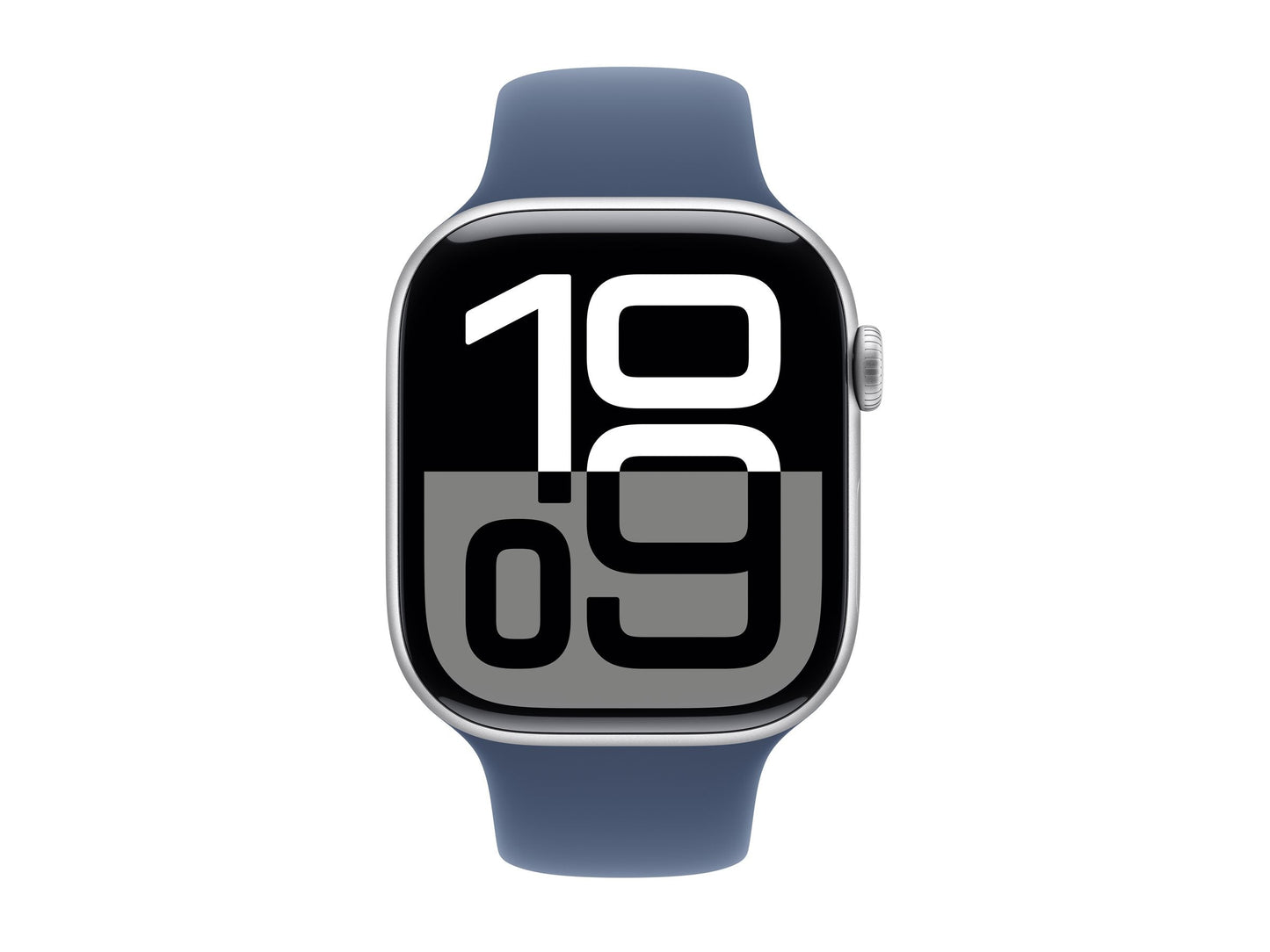 Apple Watch Series 10 46mm Silver (Blue Rubber Strap M/L)