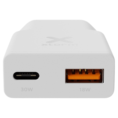 Xtorm Go2 Slimline USB-C Snabbladdare 33W Vit – Xtorm