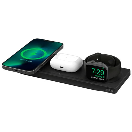 Belkin Boostcharge Pro Trådlös MagSafe Snabbladdare 15W Svart – Belkin