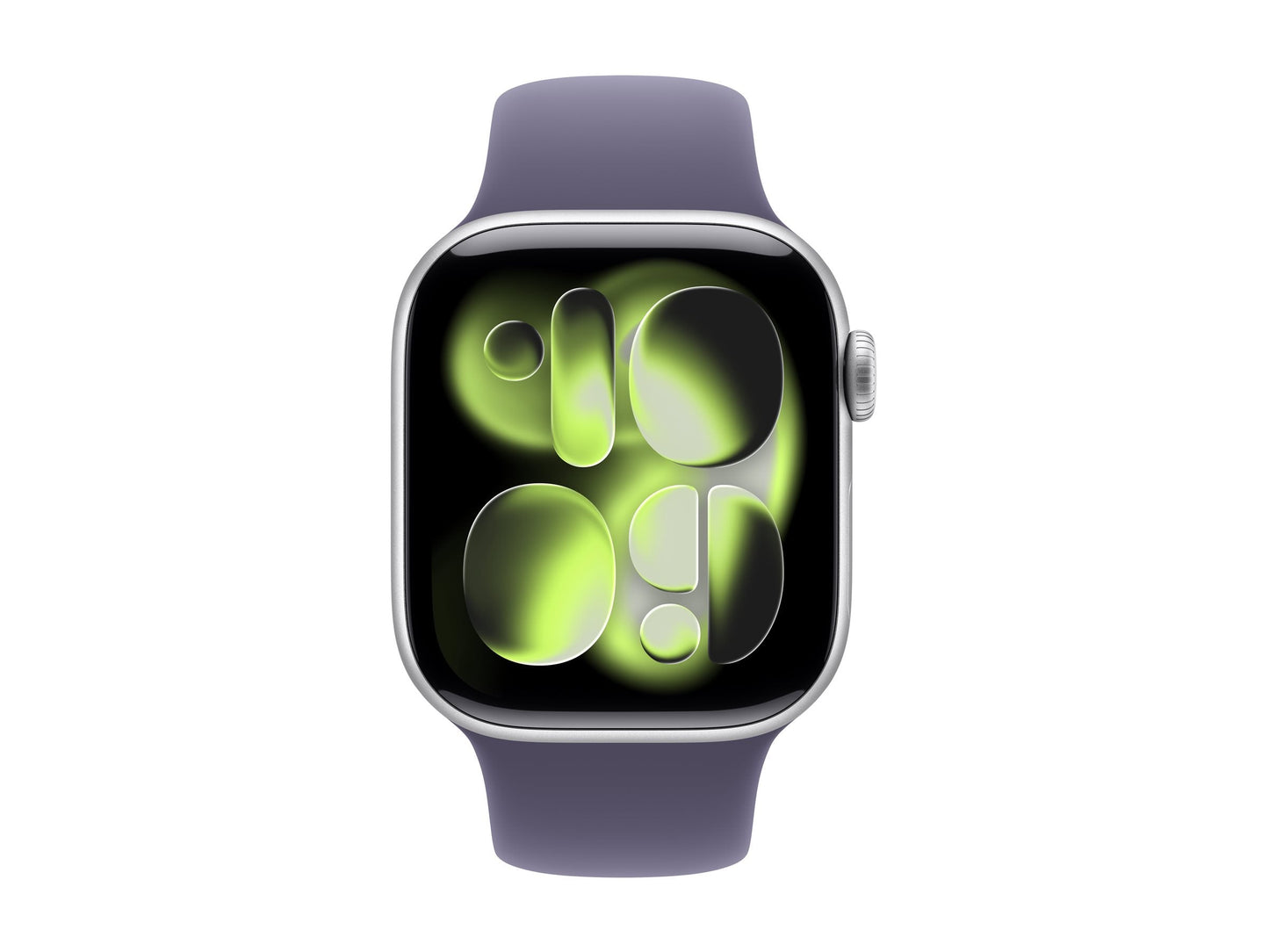 Apple Watch Series 11 42mm Silver (Purple Rubber Strap M/L)