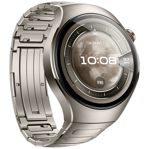 Huawei Watch 5 46mm Silver (Zilveren Titanium Rem) – Huawei