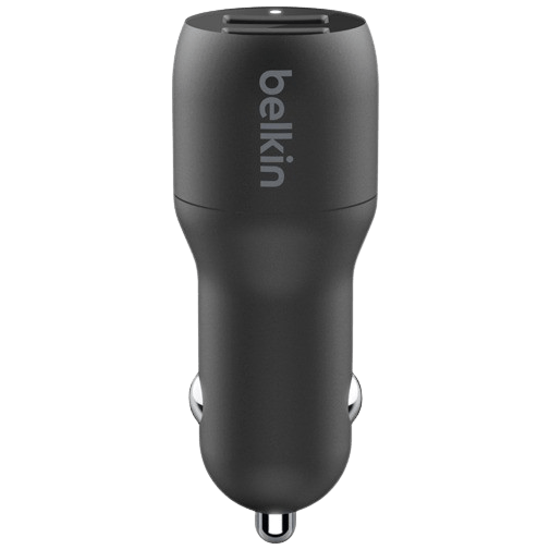 Belkin Boost Charge Dual USB Snabba Billaddare 12W Svart – Belkin