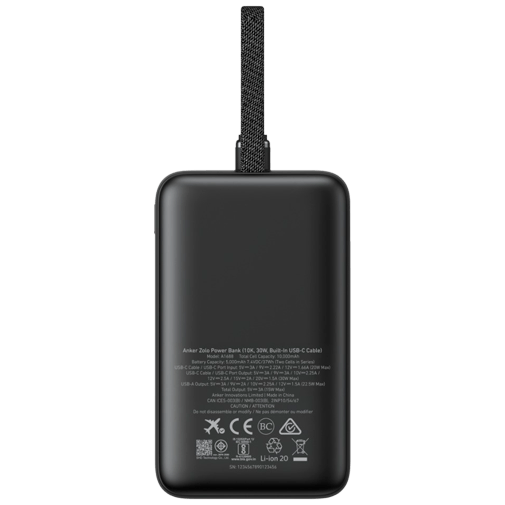 Anker Zolo Powerbank 20.000mAh Svart – Anker