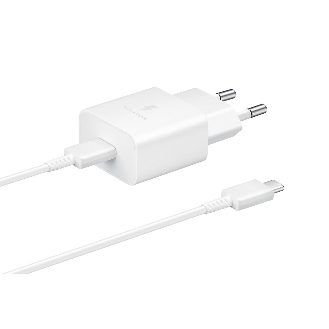 Samsung EP-T510 USB-C Quick Charger 15W + USB-C Cable 1m White