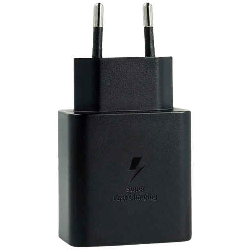 Samsung Trådlös Snabbladdare 25W Mörkgrå + USB-C Snabbladdare 45W Mörkgrå – Samsung