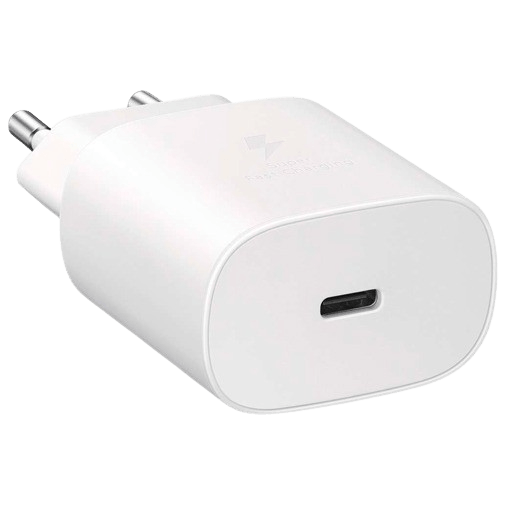 Samsung USB-C Snabbladdare 25W + USB-C Kabel EP-TA800 Vit – Samsung