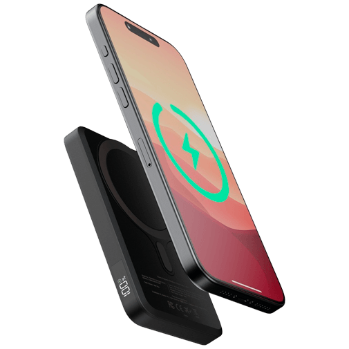 Xtorm Magnetic USB-C Trådlös Snabbladdare Powerbank 5.000mAh Svart – Xtorm