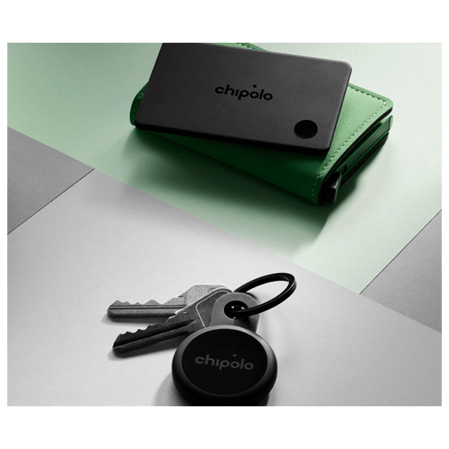 Chipolo LOOP + CARD Svart Två Paket – Chipolo