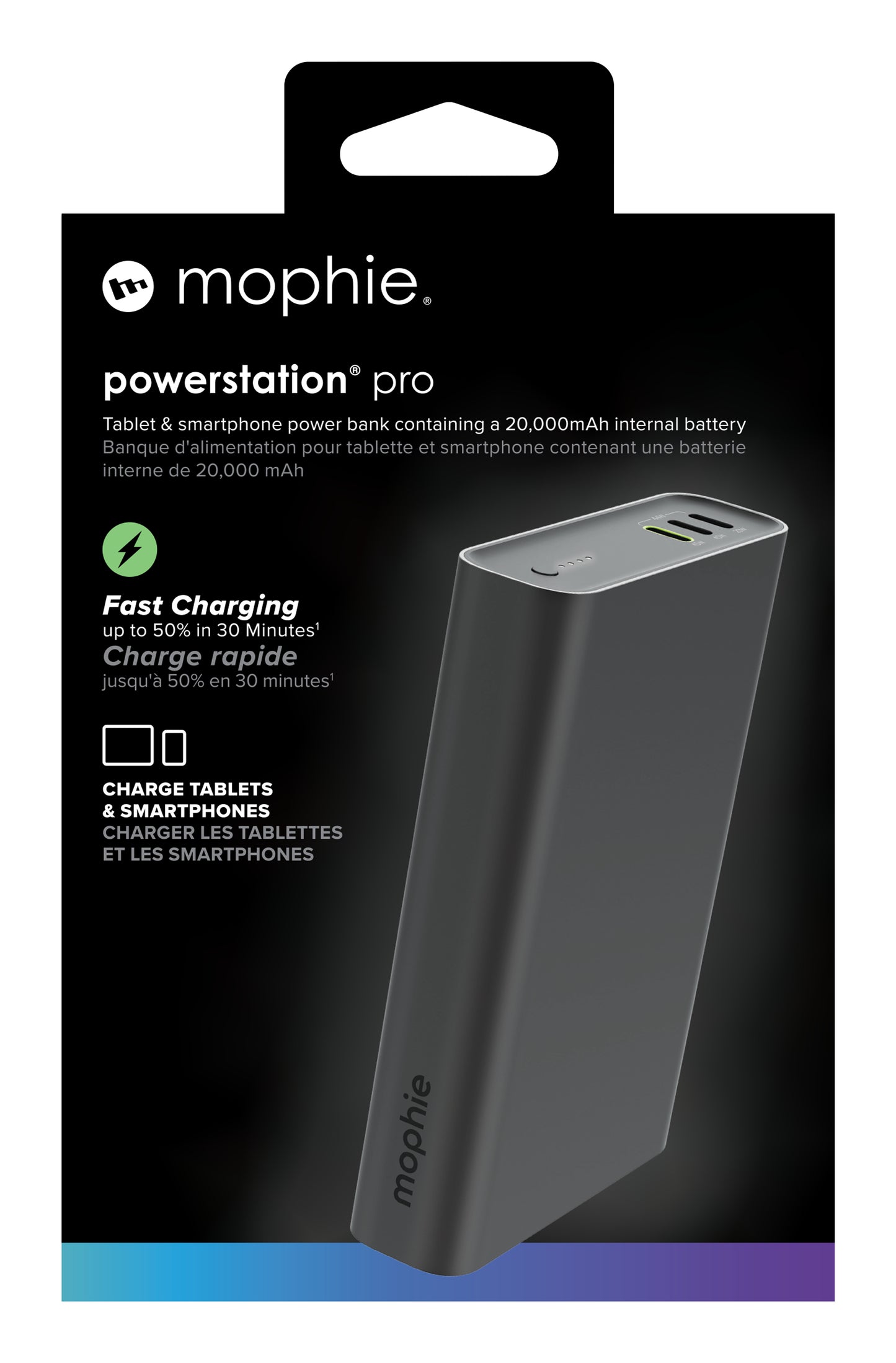 mophie Powerstation Pro 20000 mAh Svart