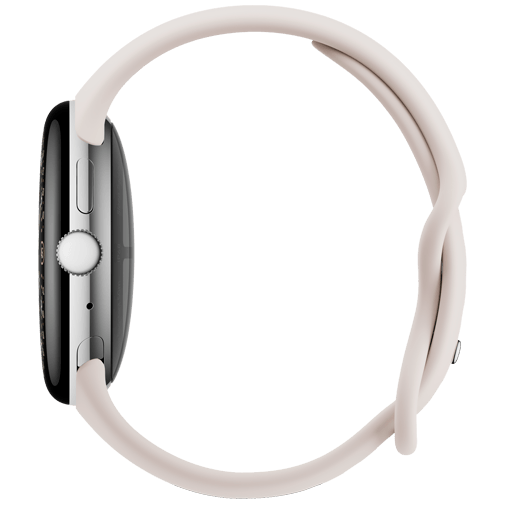 Google Pixel Watch 4 45mm Silver (Beige Rem) – Google