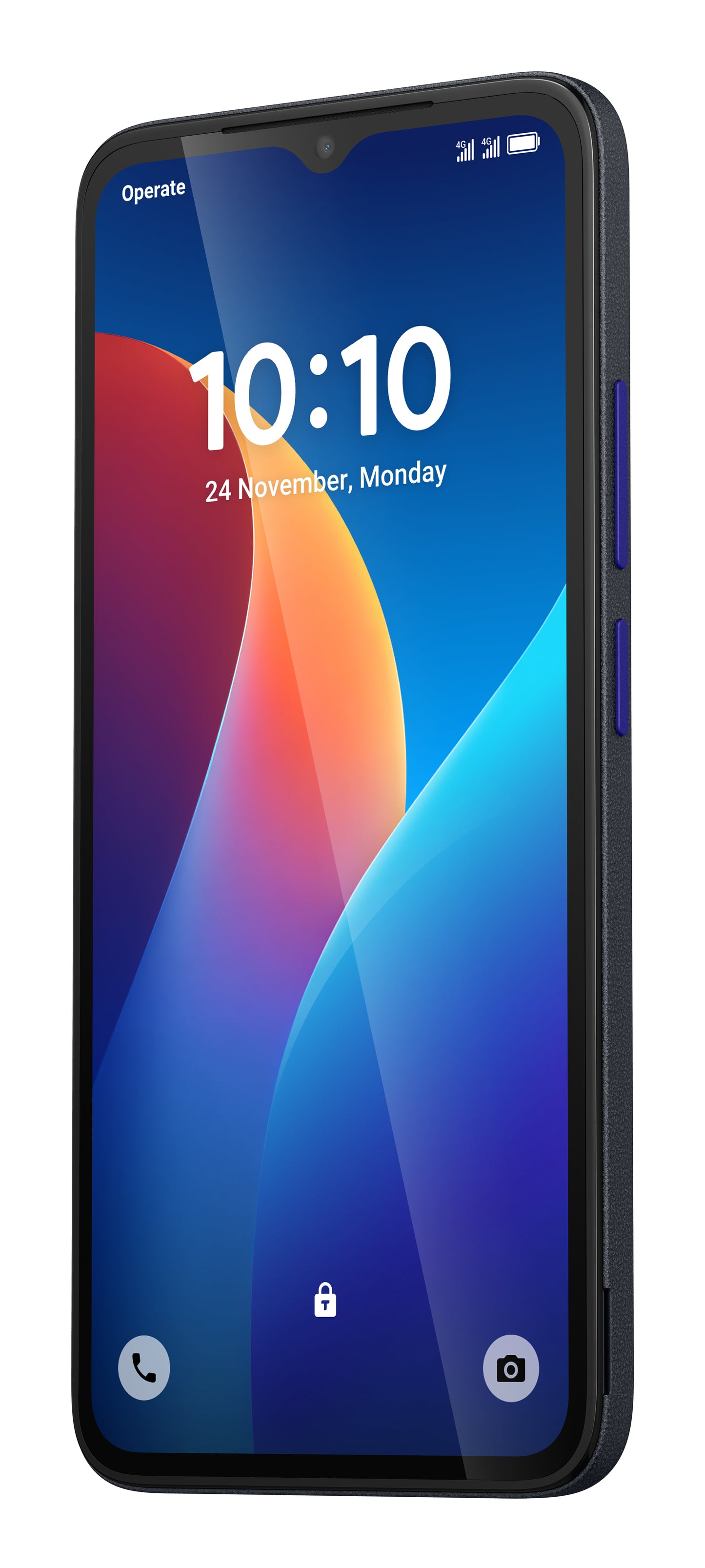 TCL K70 SE 16,7 cm (6.56") Dubbla SIM-kort Android 16.0 4G USB Type-C 4 GB 64 GB 3000 mAh Svart, Indigo