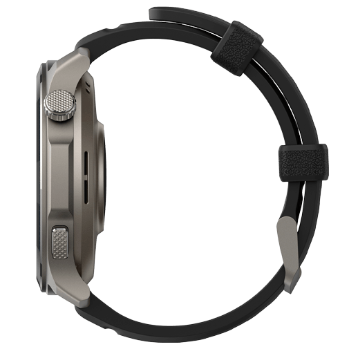 Amazfit Balance 2 Silver (Svart Silikonband) – Amazfit
