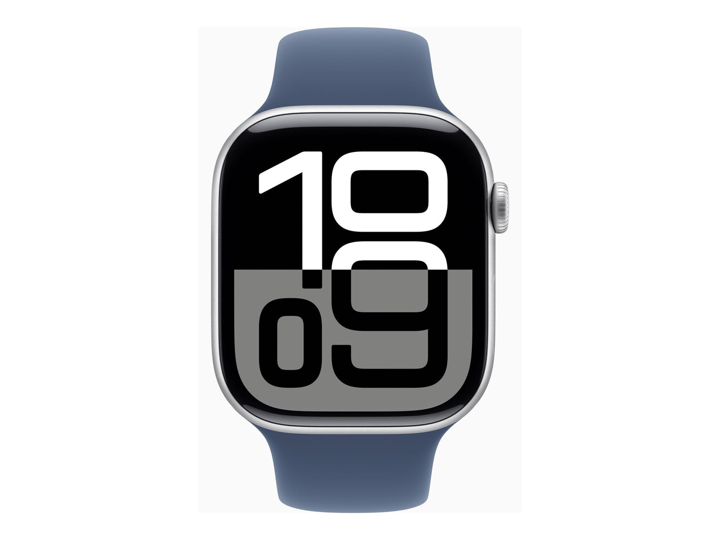 Apple Watch Series 10 4G 46mm Silver (Blue Rubber Strap S/M)