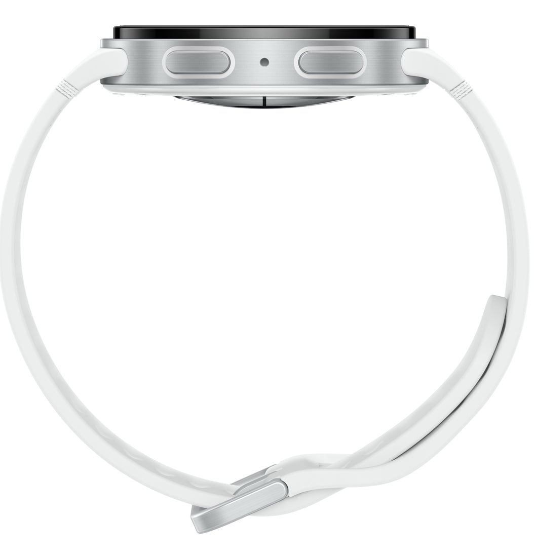 Samsung SM-L330NZSAEUB smartklocka och träningsklocka 3,81 cm (1.5") AMOLED 44 mm Digital 480 x 480 pixlar Pekskärm Silver Wi-Fi GPS