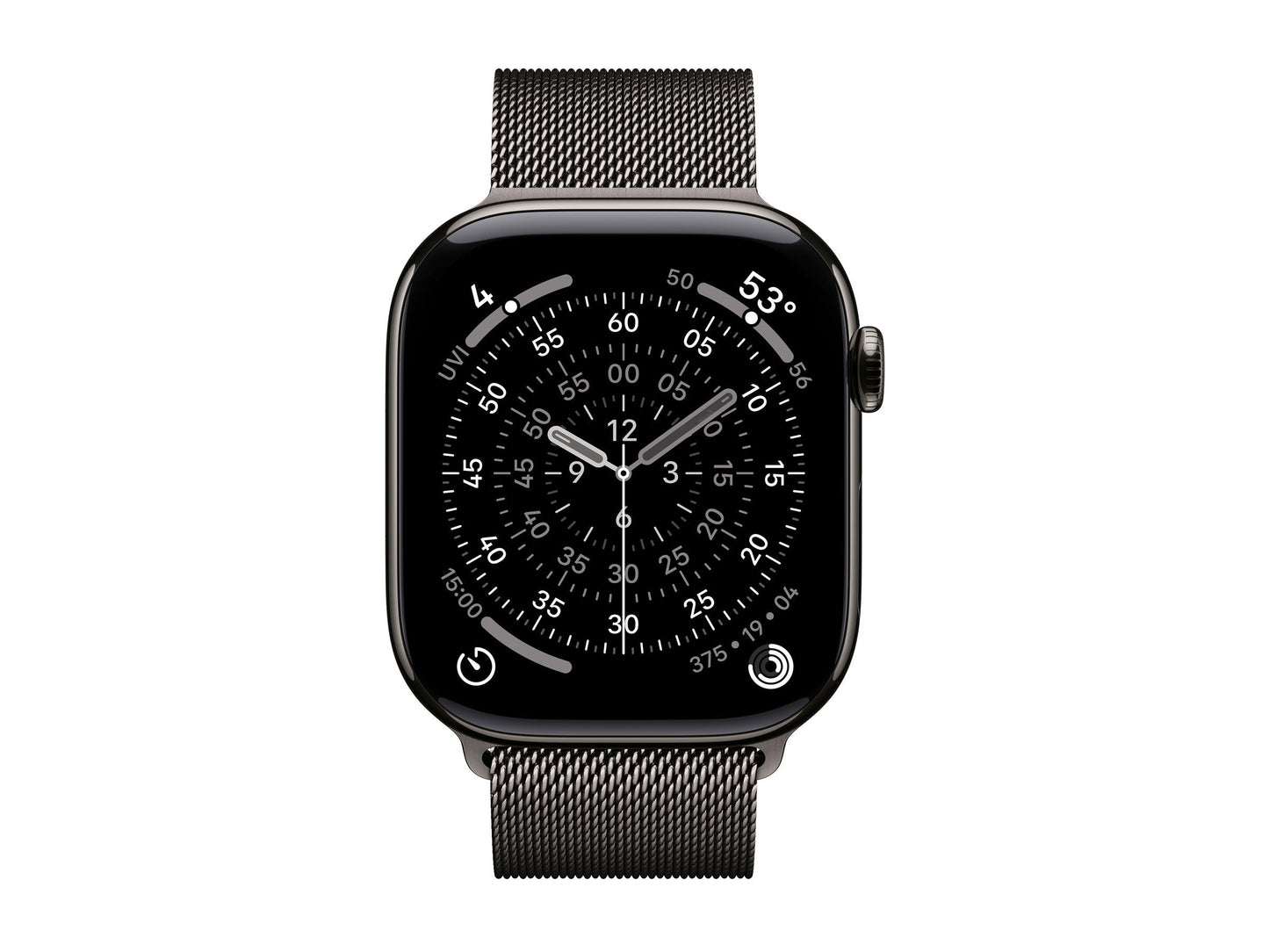 Apple Watch Series 11 46mm 5G Slate Titanium (Grey Milanese Strap M/L)