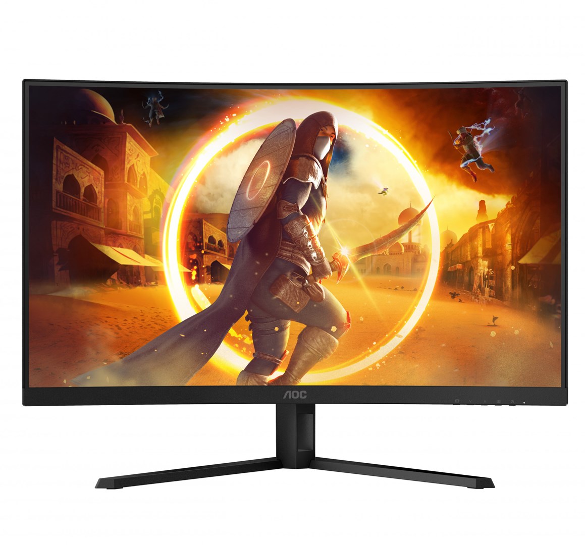 AOC G4 CQ32G4VE computer monitor 80 cm (31.5") 2560 x 1440 pixels Quad HD LCD Black, Grey – AOC
