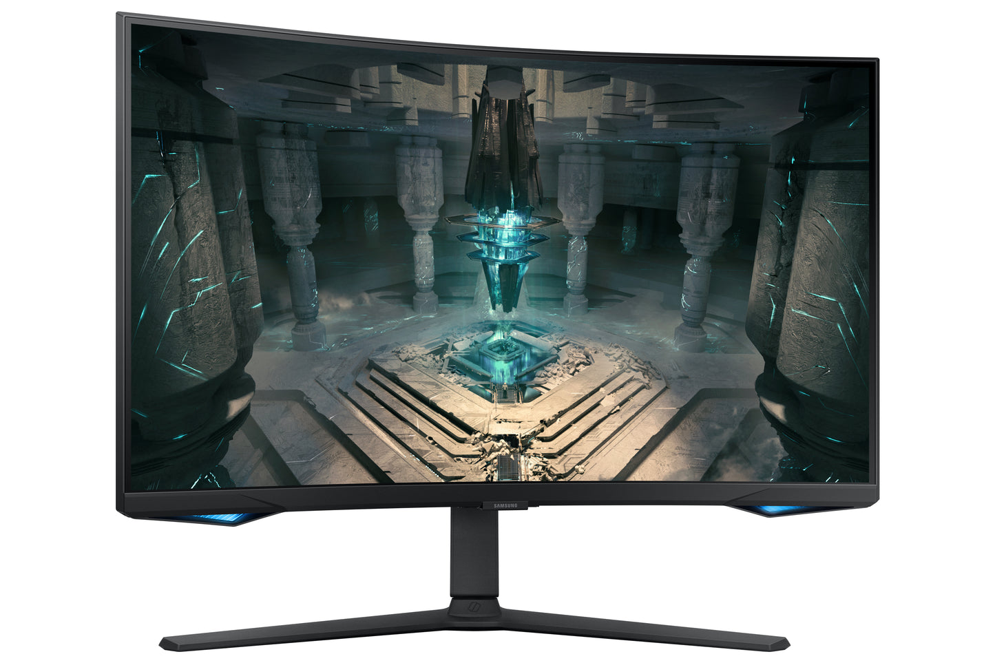 Samsung G65B platta pc-skärmar 81,3 cm (32") 2560 x 1440 pixlar Quad HD LED Svart