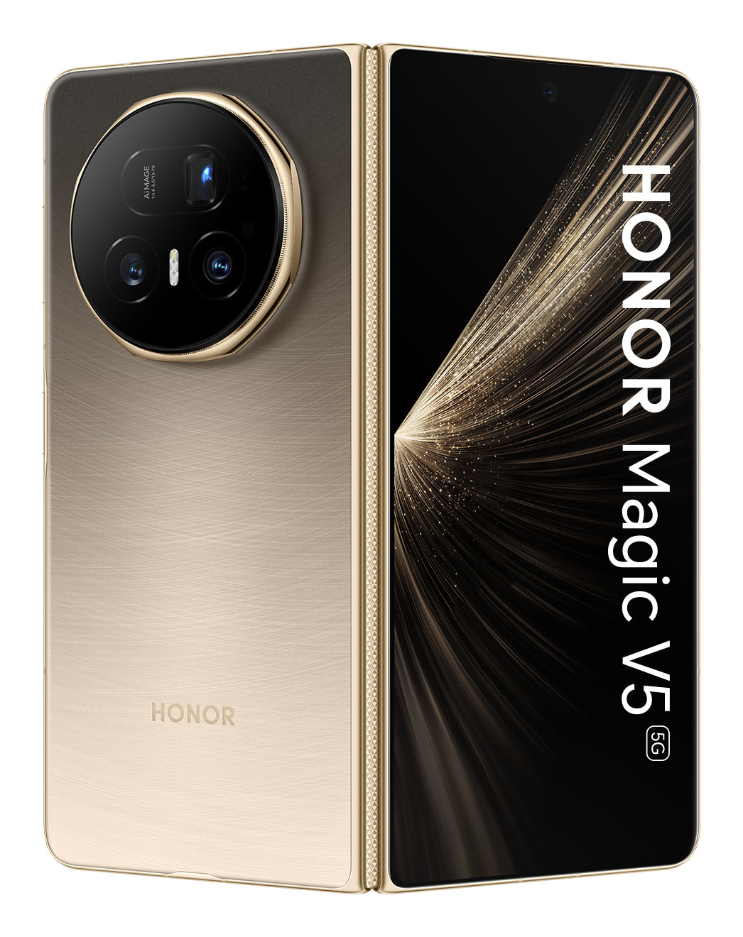 Honor MAGIC V5 20,2 cm (7.95") MagicOS 9.0.1 5G USB Type-C 16 GB 512 GB 5820 mAh Guld
