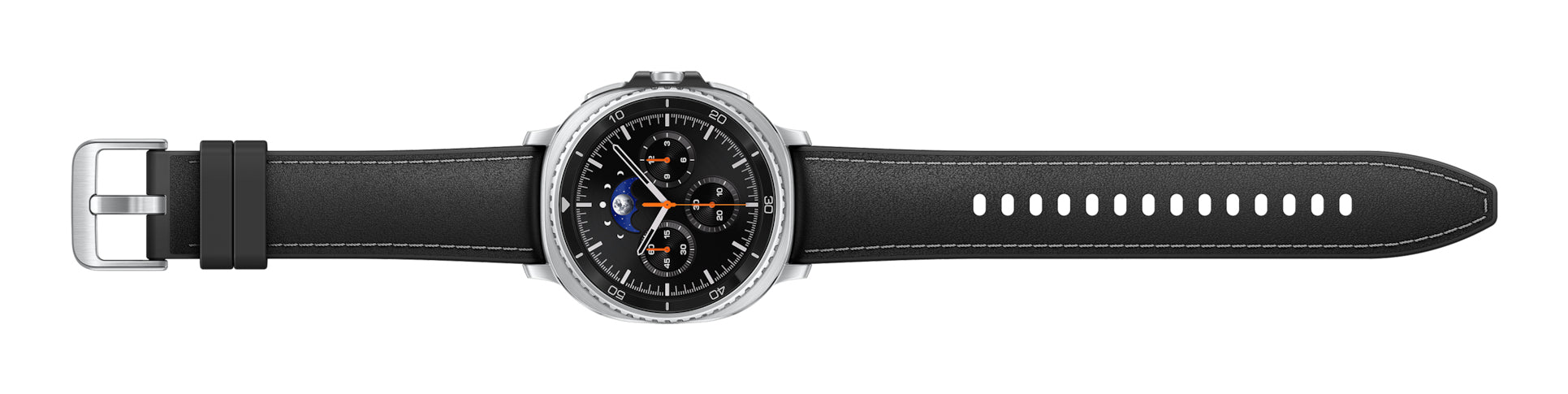 Samsung Galaxy Watch 8 Classic Silver (Svart Rem) – Samsung