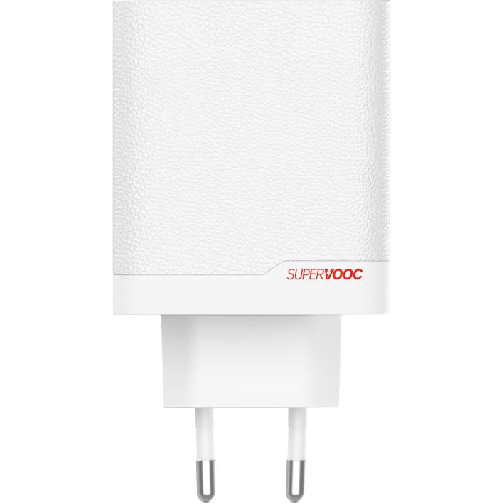 OnePlus SuperVOOC USB-C + USB-A Fast Charger 120W White