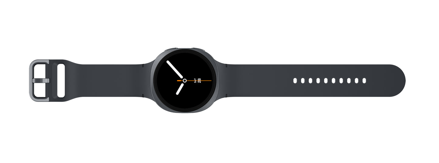 Samsung Galaxy Watch 8 3,81 cm (1.5") AMOLED 44 mm Digital 480 x 480 pixlar Pekskärm grafit Wi-Fi GPS