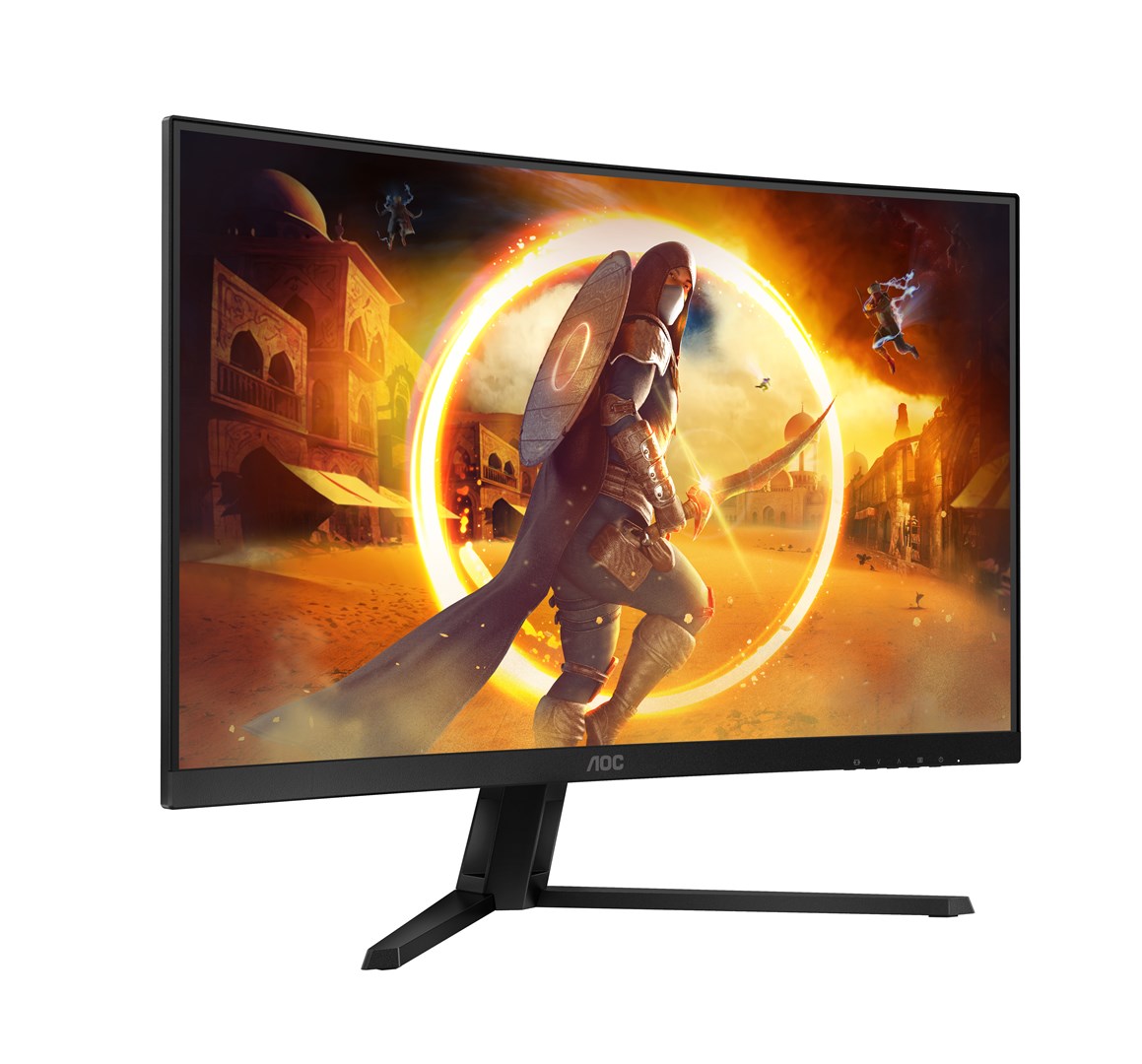 AOC G4 CQ32G4VE computer monitor 80 cm (31.5") 2560 x 1440 pixels Quad HD LCD Black, Grey – AOC