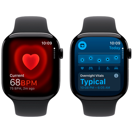 Apple Watch Series 10 4G 46mm Svart (Svart Gummiband M/L) – Apple