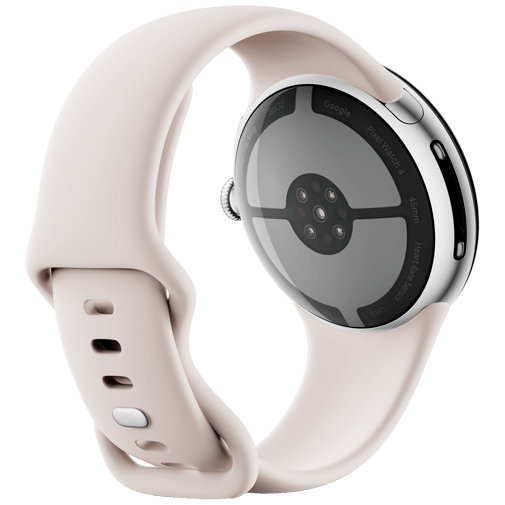 Google Pixel Watch 4 45mm Silver (Beige Rem) – Google