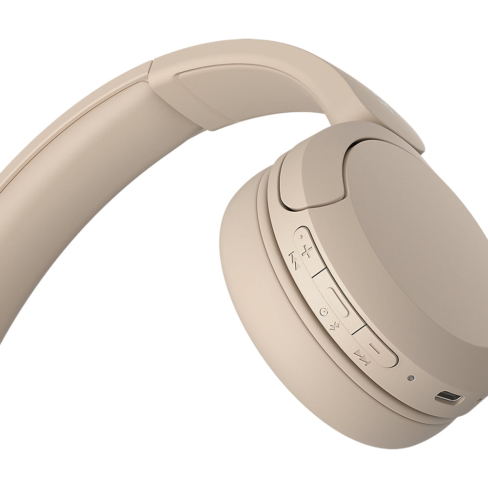 Sony WH-CH520 Headset Trådlös Huvudband Samtal/musik USB Type-C Bluetooth Laddningsställ Gräddfärgad