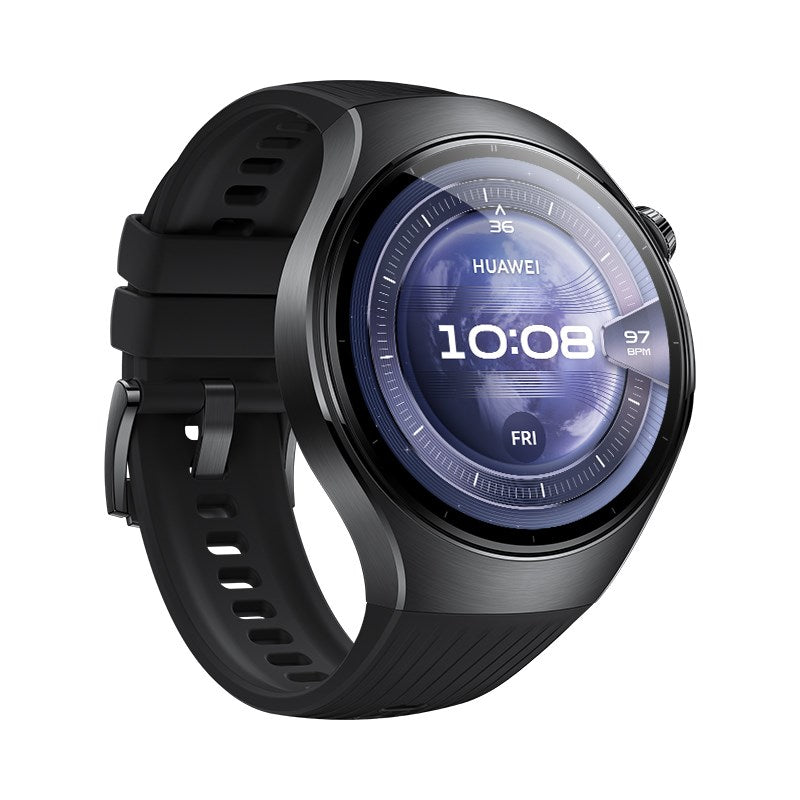 Huawei WATCH 5 3,81 cm (1.5") AMOLED 46 mm Digital 466 x 466 pixlar Pekskärm Svart Wi-Fi GPS