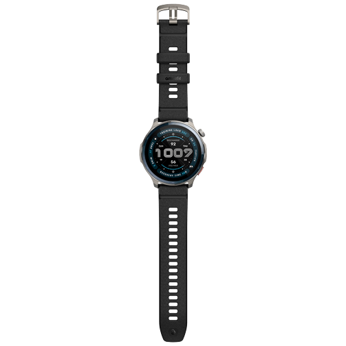 Amazfit Balance 2 Silver (Svart Silikonband) – Amazfit