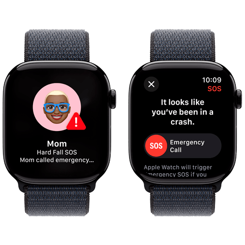 Apple Watch Series 10 4G 46mm Svart (Svart Nylonband) – Apple