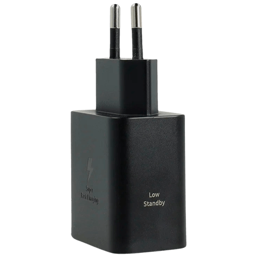 Samsung Trådlös Snabbladdare 25W Mörkgrå + USB-C Snabbladdare 45W Mörkgrå – Samsung
