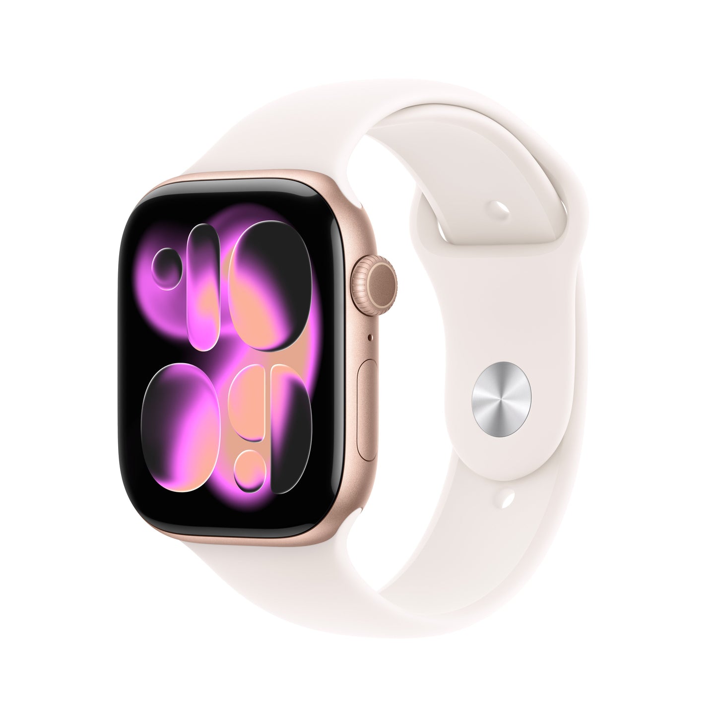 Apple Watch Series 11 46mm 5G Rose Gold (Light Pink Rubber Strap M/L)