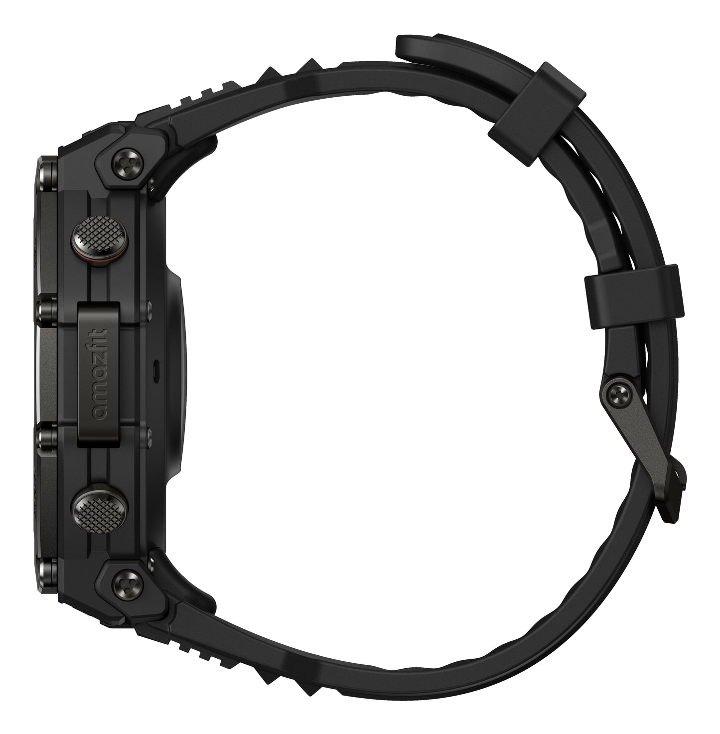 Amazfit T-Rex 3 Pro 3,81 cm (1.5") AMOLED 48 mm Digital 480 x 480 pixlar Pekskärm Svart Wi-Fi GPS