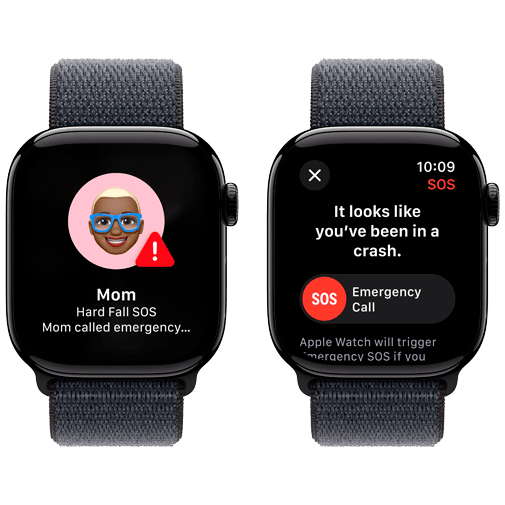Apple Watch Series 10 42mm Black (Black Nylon Strap) – Apple