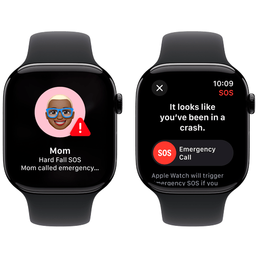 Apple Watch Series 10 4G 46mm Svart (Svart Gummiband S/M) – Apple
