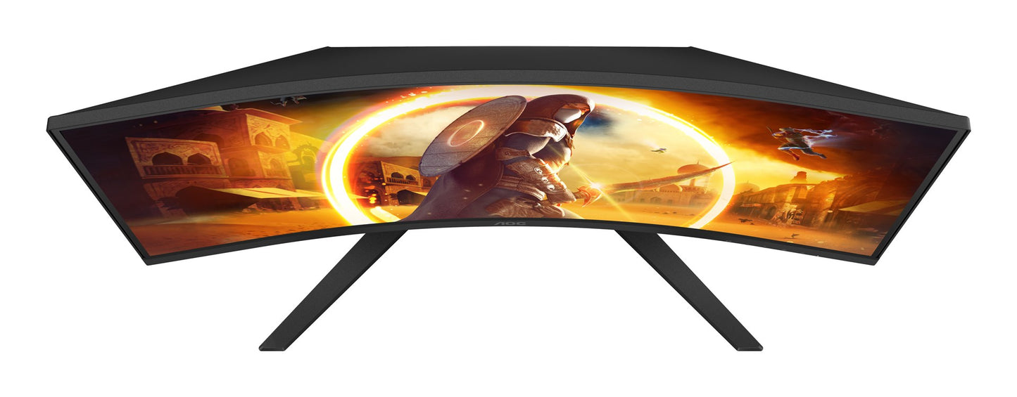 AOC G4 CQ32G4VE computer monitor 80 cm (31.5") 2560 x 1440 pixels Quad HD LCD Black, Grey – AOC
