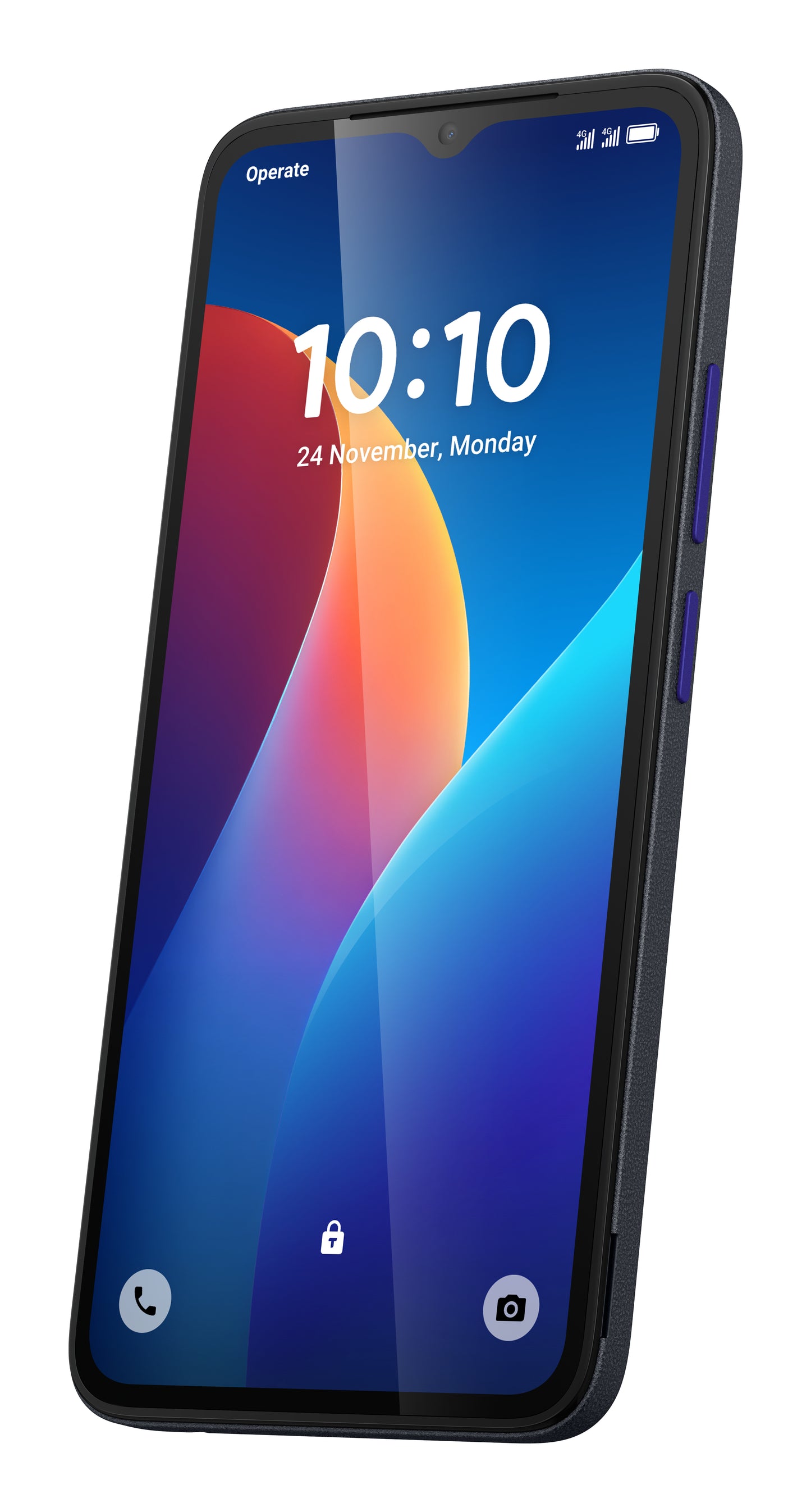 TCL K70 SE 16,7 cm (6.56") Dubbla SIM-kort Android 16.0 4G USB Type-C 4 GB 64 GB 3000 mAh Svart, Indigo