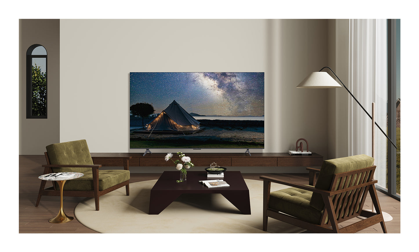 TCL P79K 75P79K TV-apparat 190,5 cm (75") 4K Ultra HD Smart-TV Wi-Fi Metallisk 450 cd/m²