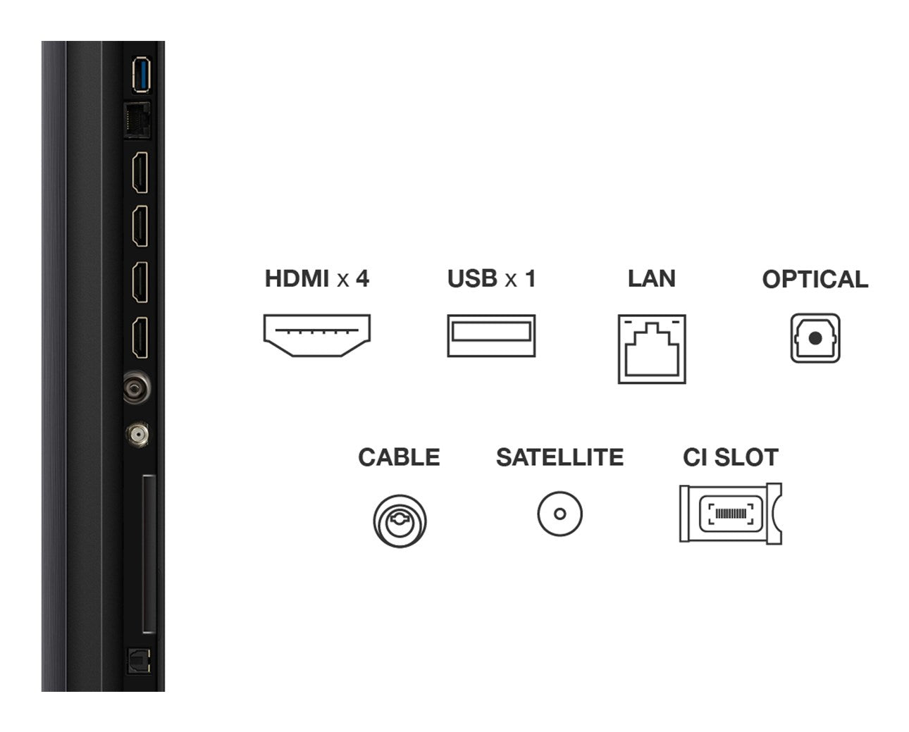 TCL 65C69K TV 165.1 cm (65") 4K Ultra HD Smart TV Wi-Fi Metallic